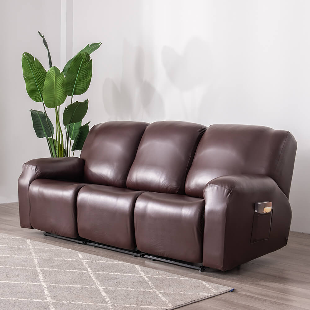 Crfatop Waterproof PU Leather Recliner Slipcover 