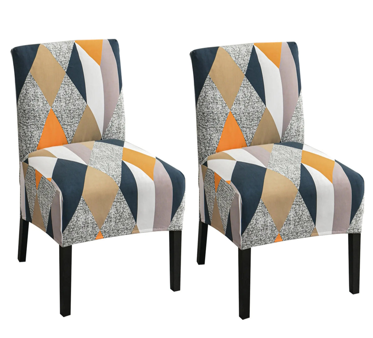 1 Pair Armless Accent Chair Cover Stretch Armless Chair Cover Chair Slipcover Protector with Elastic Bottom Crfatop %sku%