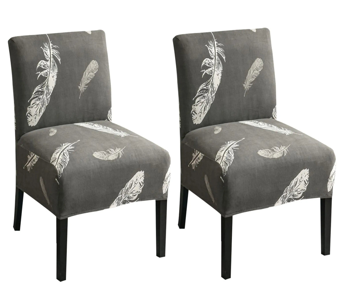 1 Pair Armless Accent Chair Cover Stretch Armless Chair Cover Chair Slipcover Protector with Elastic Bottom Crfatop %sku%