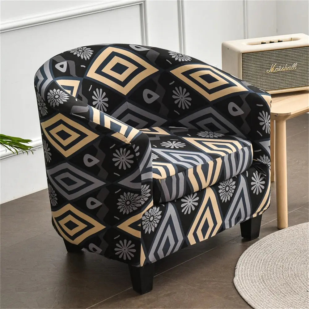 2 Pieces Stretch Club Chair Slipcover Armchair Cover Sofa Cover Barrel Tub Chair Furniture Protector Crfatop %sku%