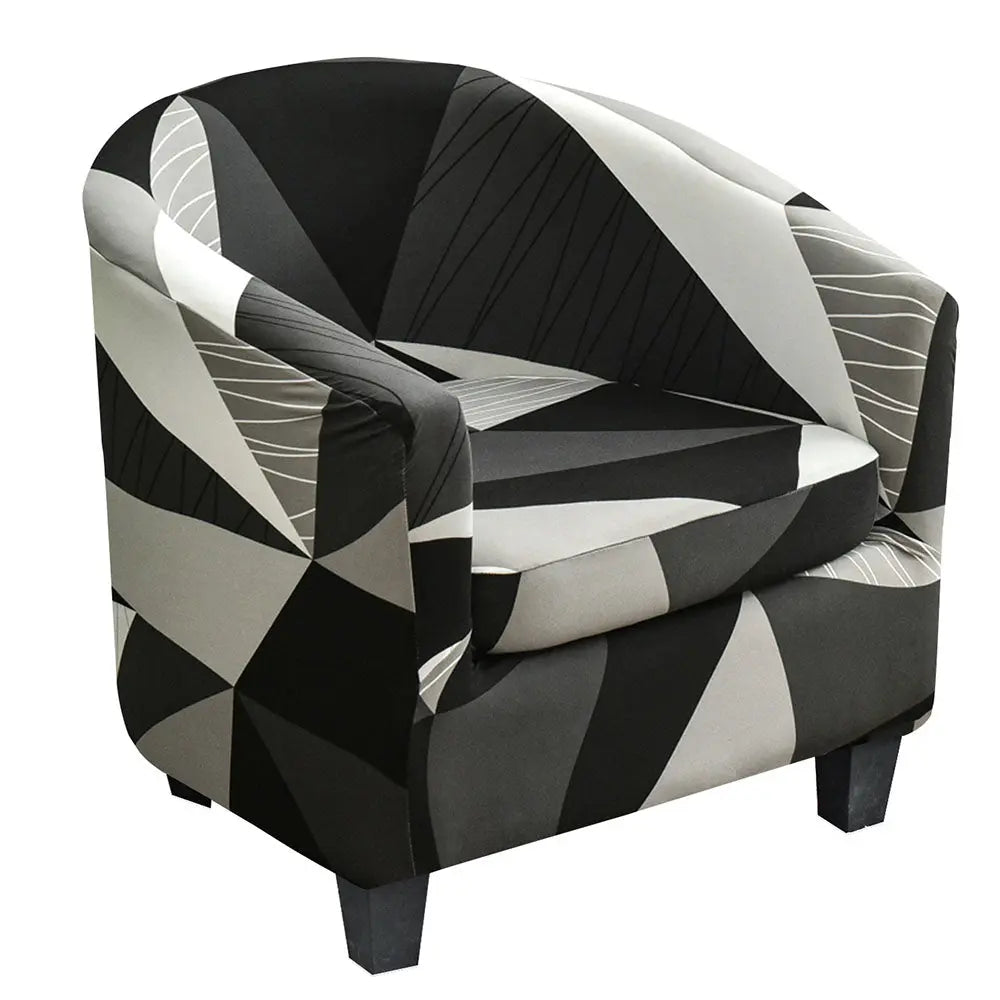 2 Pieces Stretch Club Chair Slipcover Armchair Cover Sofa Cover Barrel Tub Chair Furniture Protector Crfatop %sku%