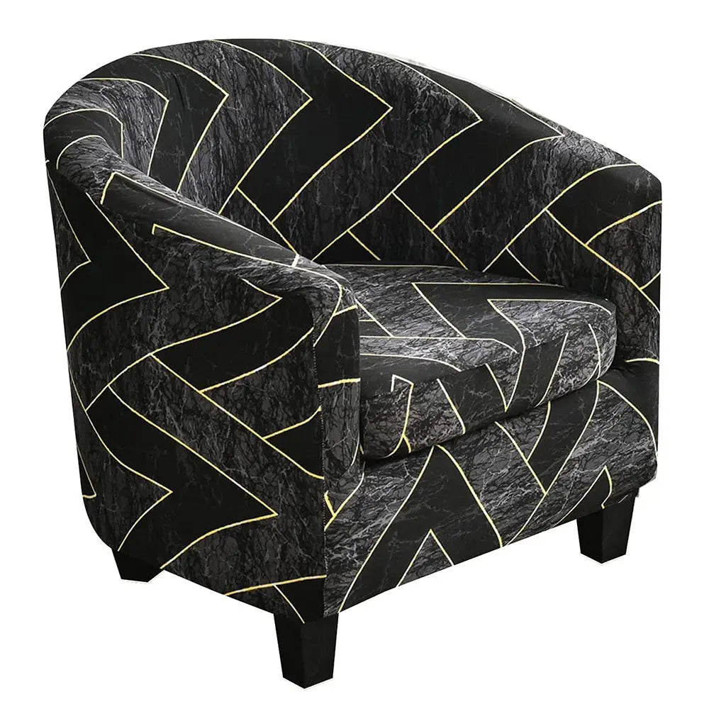 2 Pieces Stretch Club Chair Slipcover Armchair Cover Sofa Cover Barrel Tub Chair Furniture Protector Crfatop %sku%