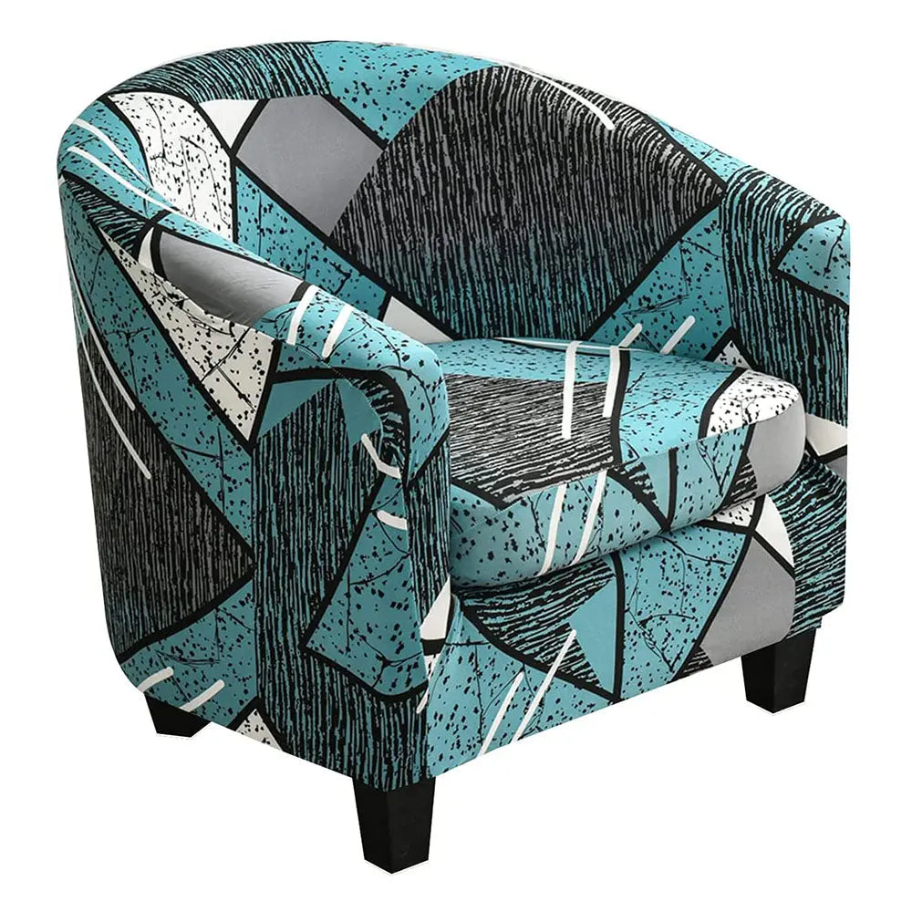 2 Pieces Stretch Club Chair Slipcover Armchair Cover Sofa Cover Barrel Tub Chair Furniture Protector Crfatop %sku%