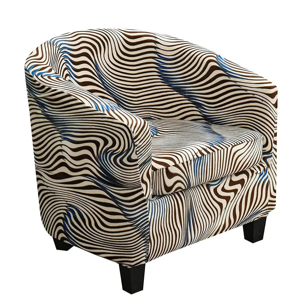2 Pieces Stretch Club Chair Slipcover Armchair Cover Sofa Cover Barrel Tub Chair Furniture Protector Crfatop %sku%