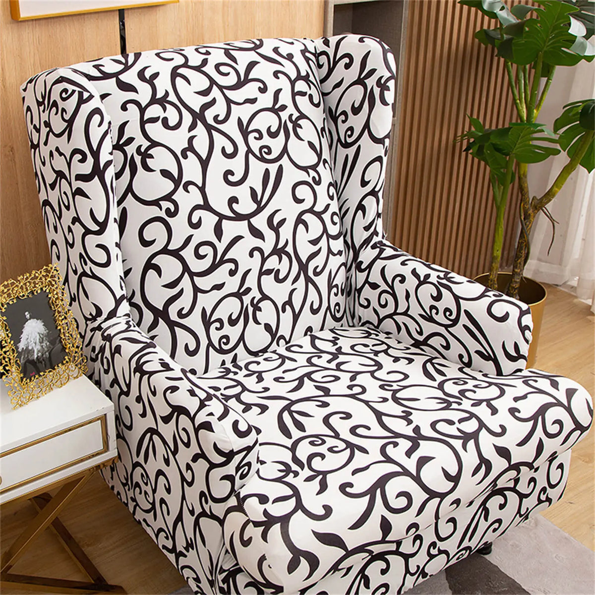 Furniture Protector Slipcovers For Wingback Chairs With T Cushion