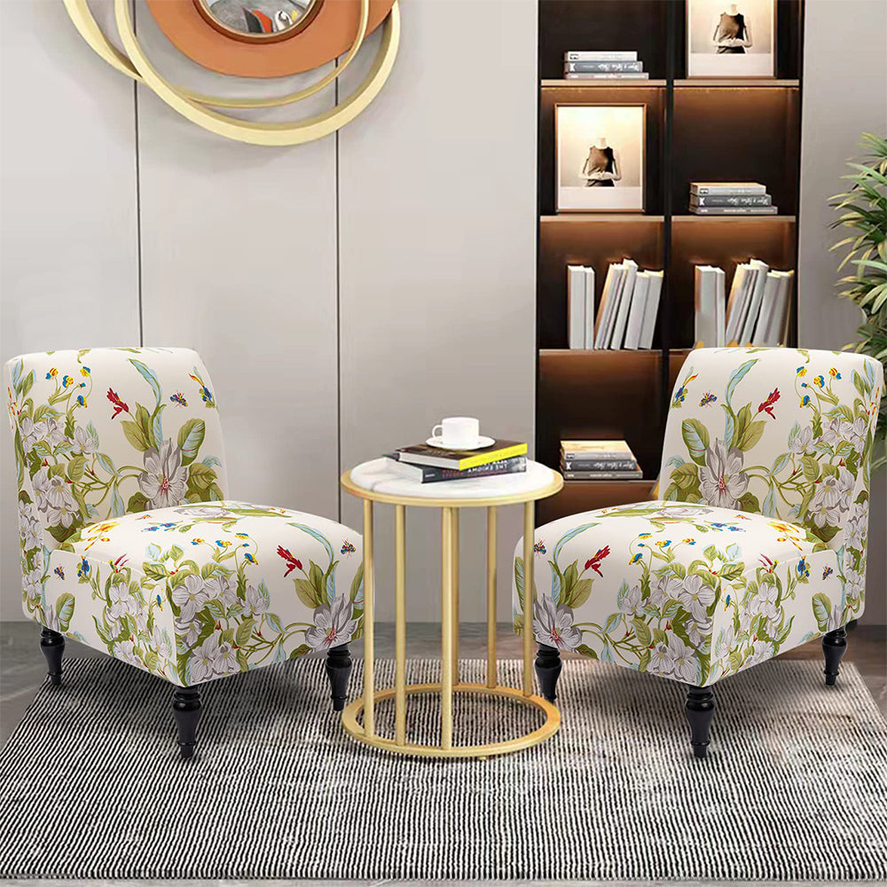 Armless Chair Slipcover Removable Armless Accent Chair Covers Washable Chair Slipcovers Crfatop %sku%