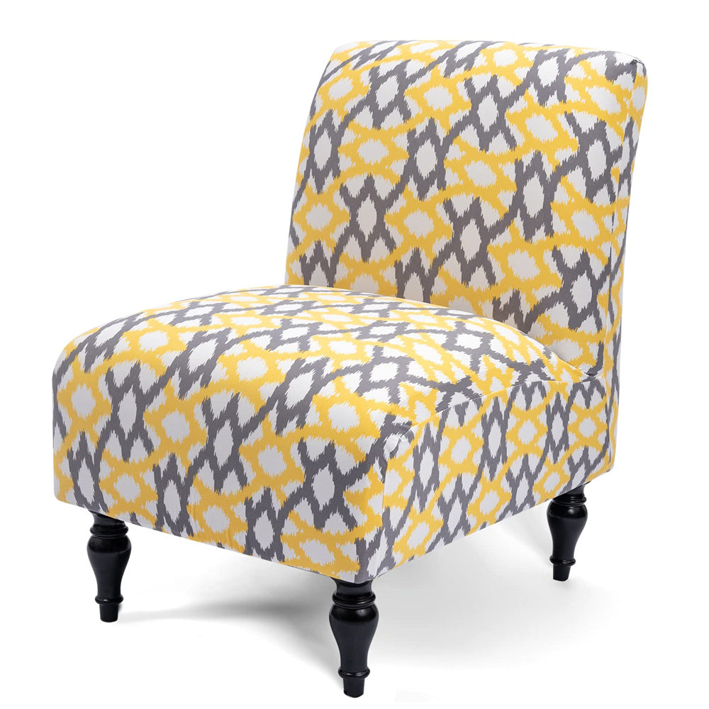Floral Accent Chair Slipcover Unique One-size Armless Dining Chair Sofa Cover Crfatop %sku%