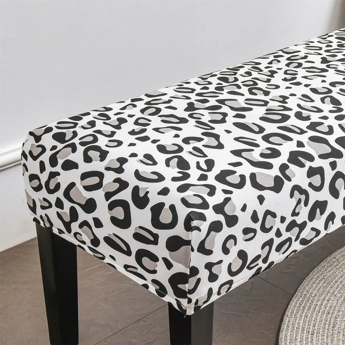 Anti-Dust Bench Cover Furniture Protector for Upholstered Bench Dining Room Crfatop %sku%