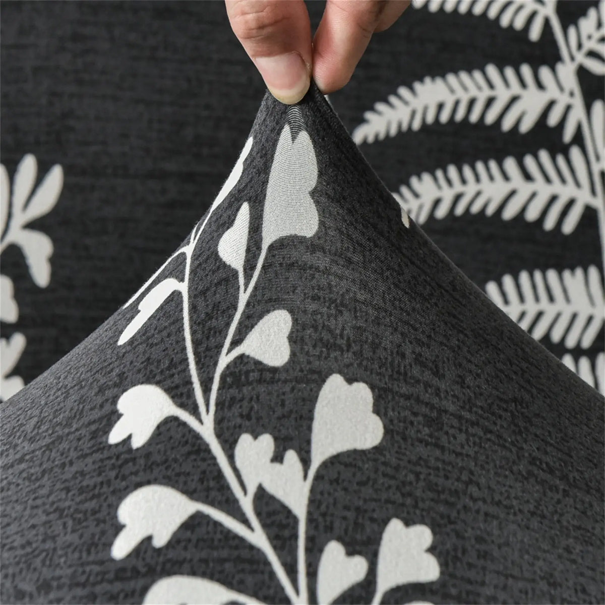 Armless Chair Cover Flowers Leaves Slipcovers Stretch Chair Seat Covers Elastic Couch Furniture Protector Covers Crfatop %sku%