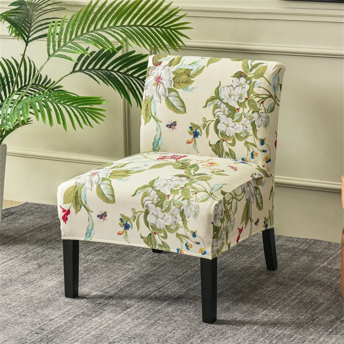 Armless Chair Slipcover Removable Armless Accent Chair Covers Washable Chair Slipcovers Crfatop %sku%