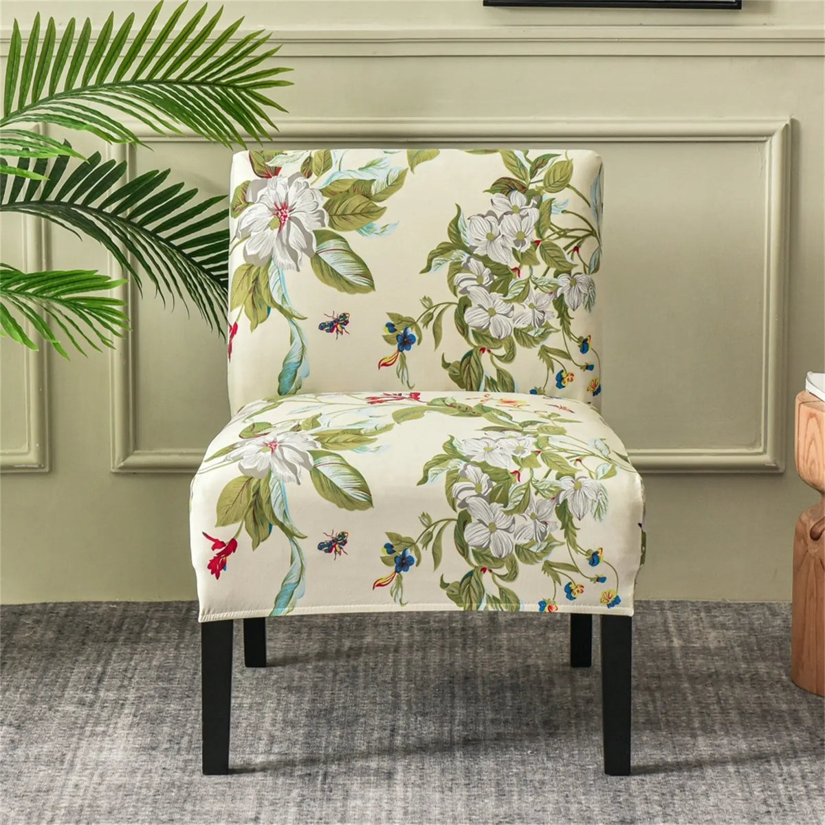 Armless Chair Slipcover Removable Armless Accent Chair Covers Washable Chair Slipcovers Crfatop %sku%
