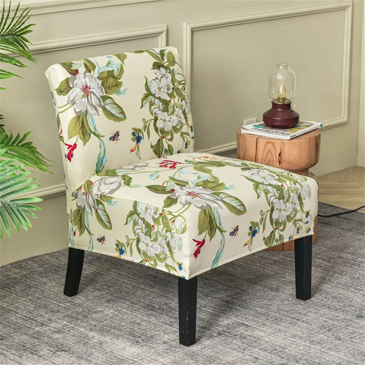 Armless Chair Slipcover Removable Armless Accent Chair Covers Washable Chair Slipcovers Crfatop %sku%