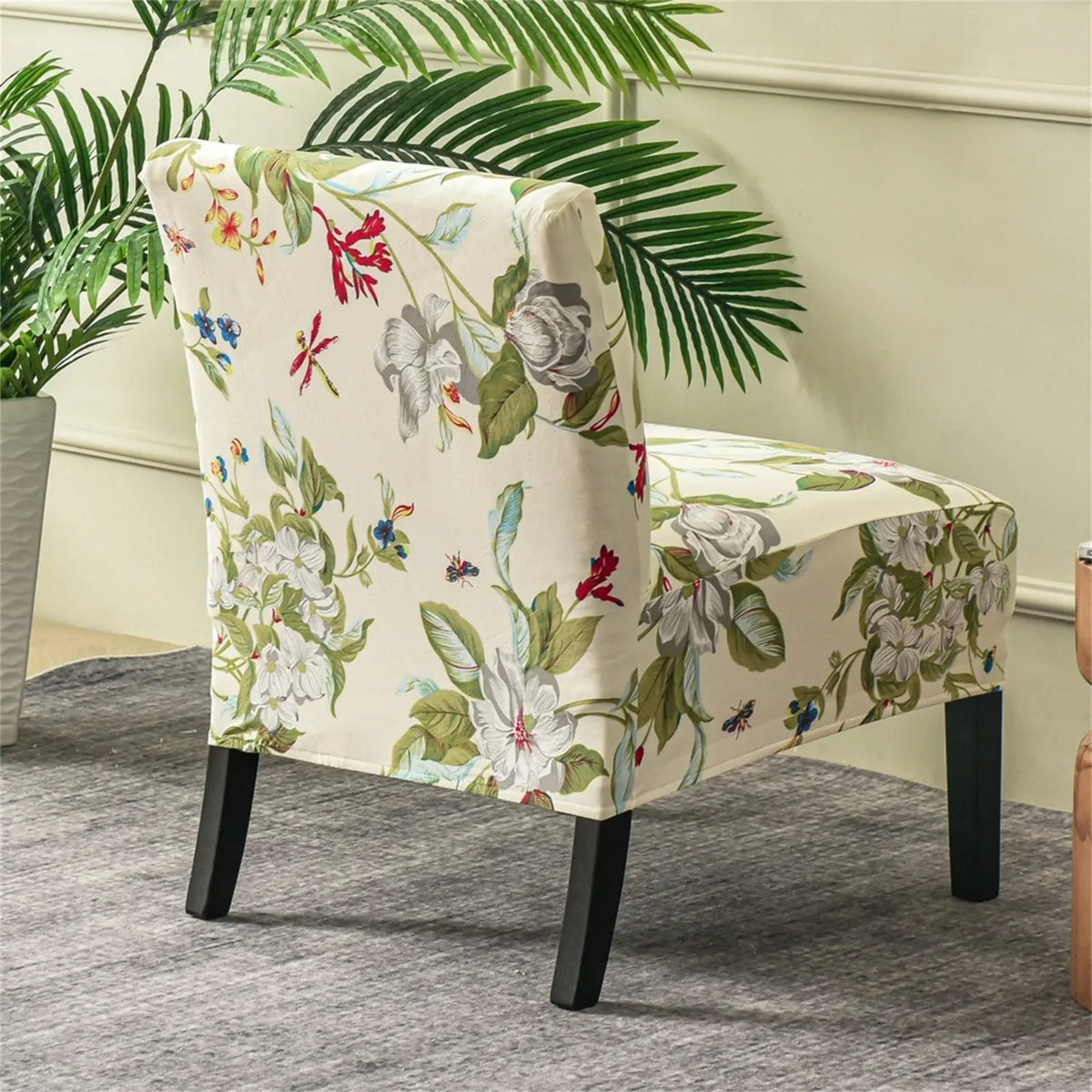 Armless Chair Slipcover Removable Armless Accent Chair Covers Washable Chair Slipcovers Crfatop %sku%