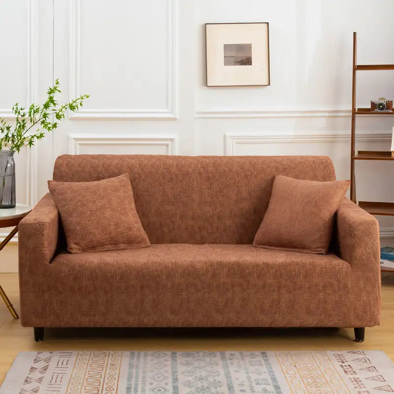 Black Sofa Slipcover One-piece Cushion Printing Couch Cover with Free Pillow Cover Crfatop %sku%