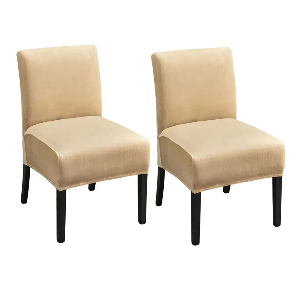 Chic Purple Wide Armless Accent Chair Cover Stretch One Pair Sofa Furniture Protector Covers Top Level Crfatop %sku%