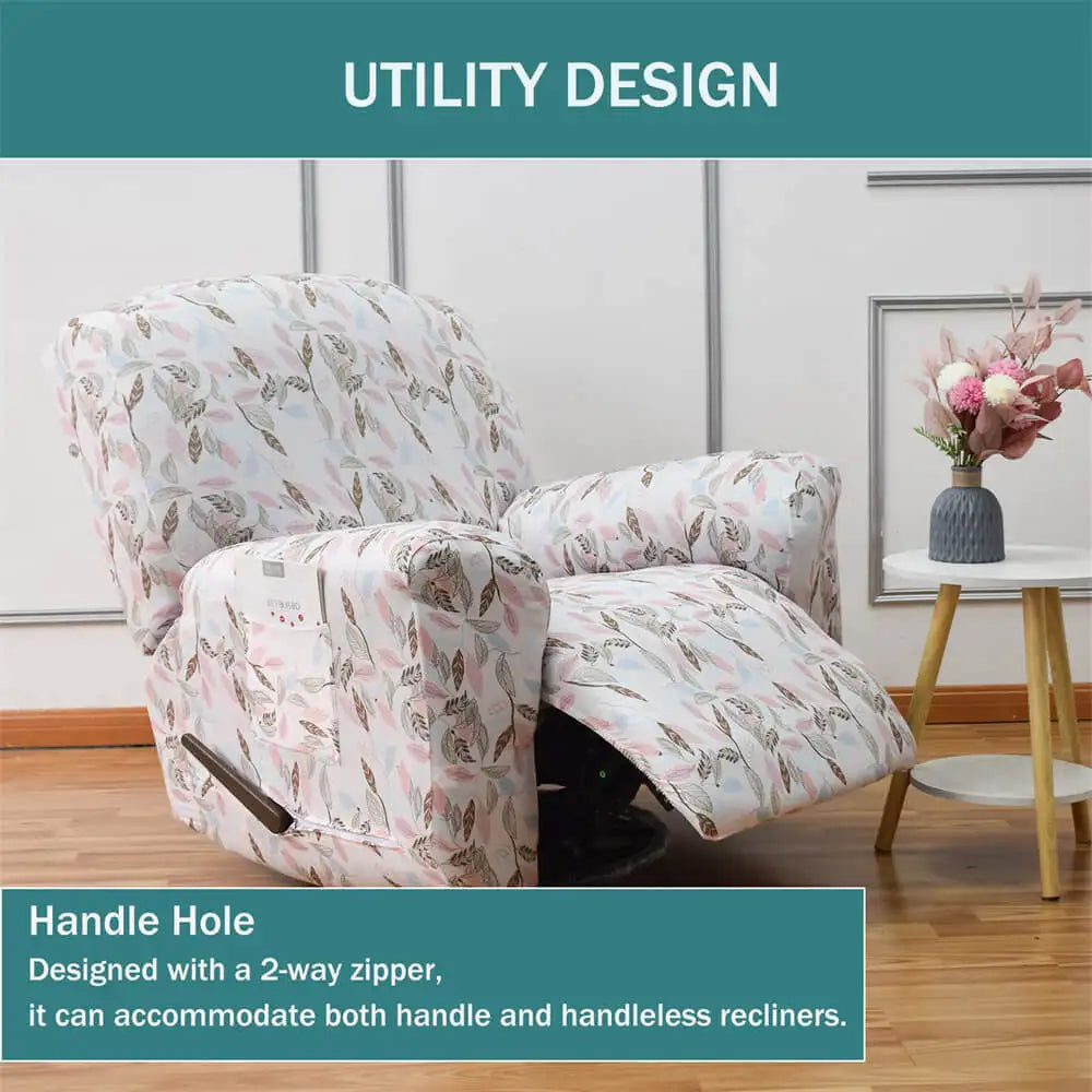 Cute Recliner Slipcover Stretch 4-piece Lazy Boy Sofa Cover One Seater Cover Crfatop %sku%