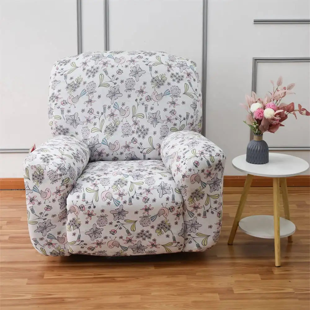 Cute Recliner Slipcover Stretch 4-piece Lazy Boy Sofa Cover One Seater Cover Crfatop %sku%