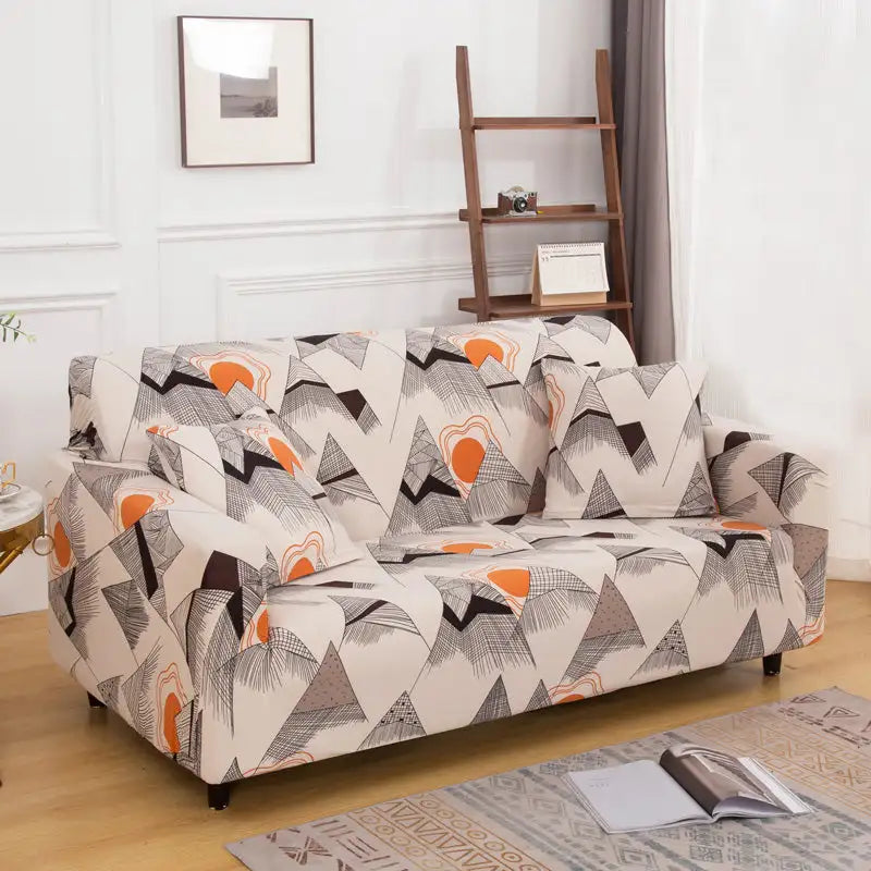 Deluxe Couch Cover Waterproof Floral Printing Sofa Slipcovers for Armchair Loveseat Sectional Sofa Crfatop %sku%