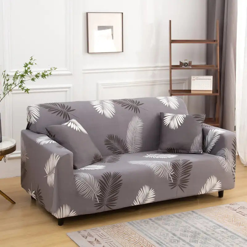 Deluxe Couch Cover Waterproof Floral Printing Sofa Slipcovers for Armchair Loveseat Sectional Sofa Crfatop %sku%