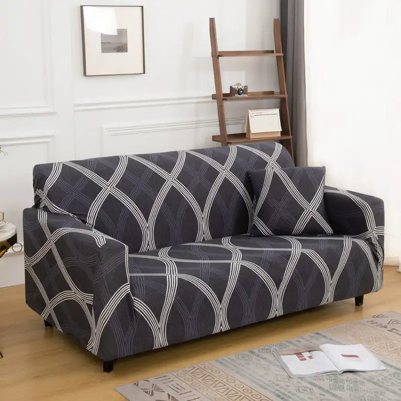 Deluxe Couch Cover Waterproof Floral Printing Sofa Slipcovers for Armchair Loveseat Sectional Sofa Crfatop %sku%
