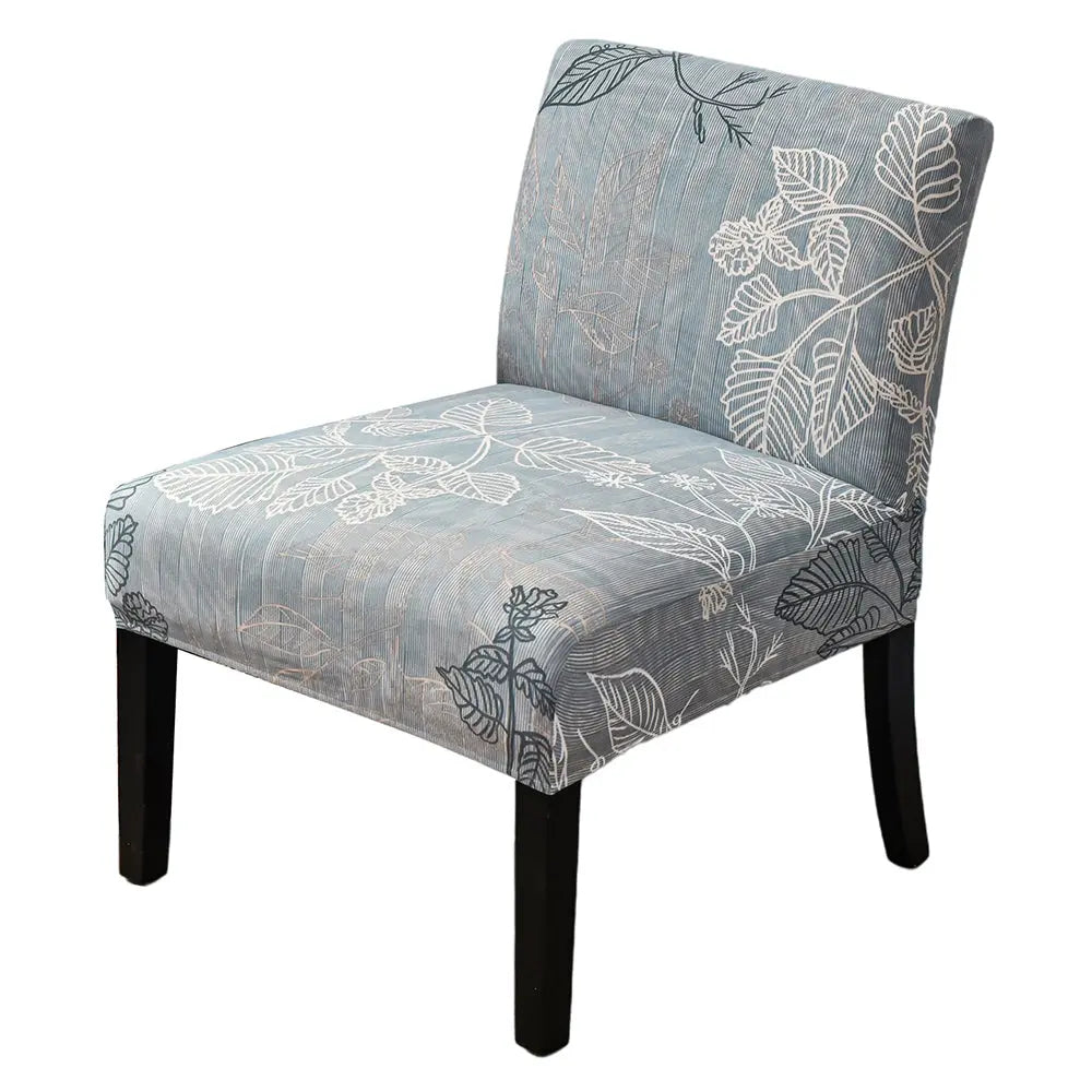 Ethnic Style Armless Accent Chair Cover Stretch Accent Chair Slipcover Hotel Slipper Chair Protector Crfatop %sku%