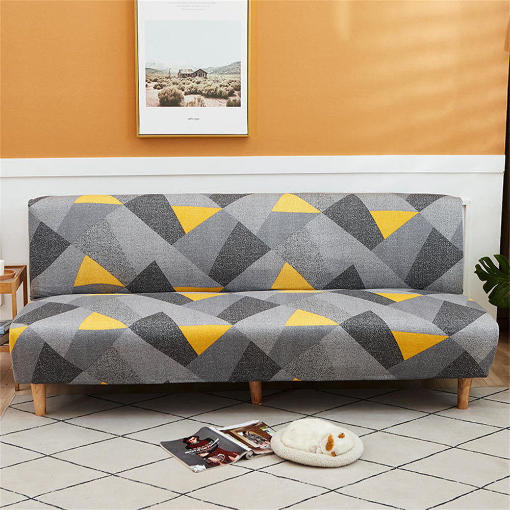 Folding Sofa Bed Cover Floral Futon Slipcover All-Inclusive Furniture Protector Crfatop %sku%