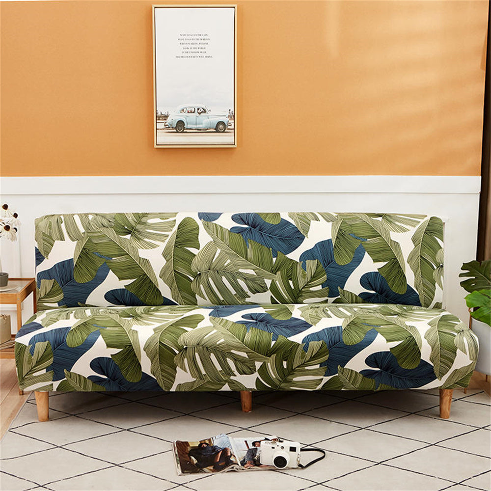 Folding Sofa Bed Cover Floral Futon Slipcover All-Inclusive Furniture Protector Crfatop %sku%