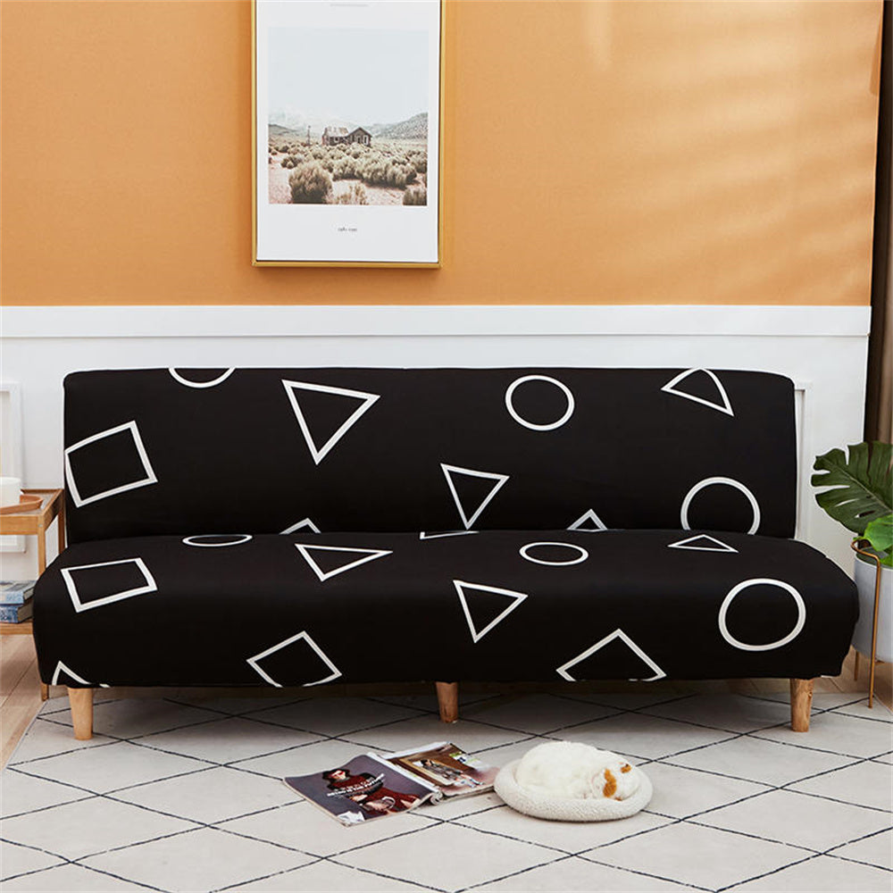 Folding Sofa Bed Cover Floral Futon Slipcover All-Inclusive Furniture Protector Crfatop %sku%
