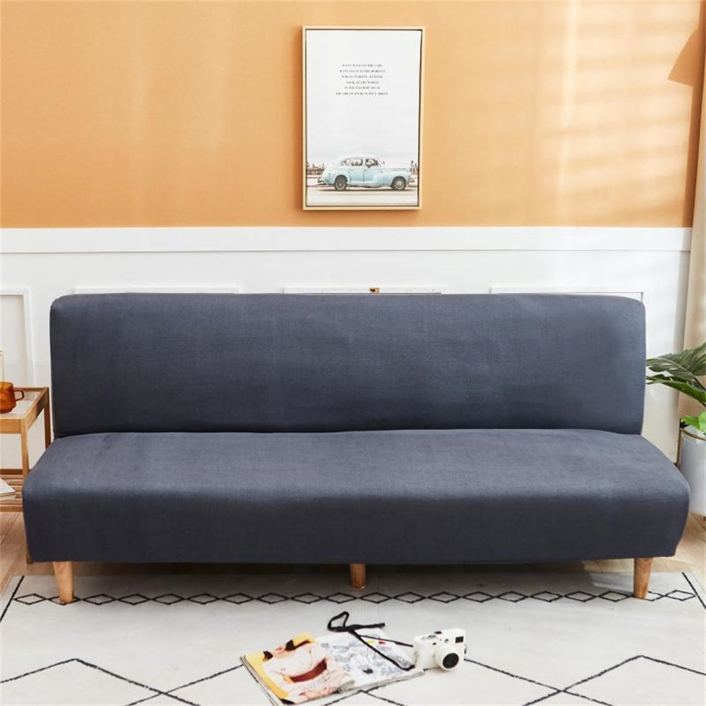 Floral Armless Futon Cover Box Cushion Loveseat Slipcover FU008 Crfatop %sku%