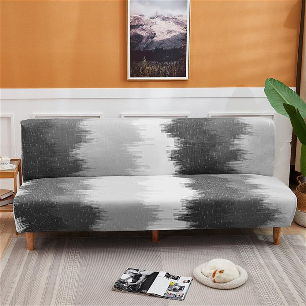 Floral Armless Futon Cover Box Cushion Loveseat Slipcover FU008 Crfatop %sku%