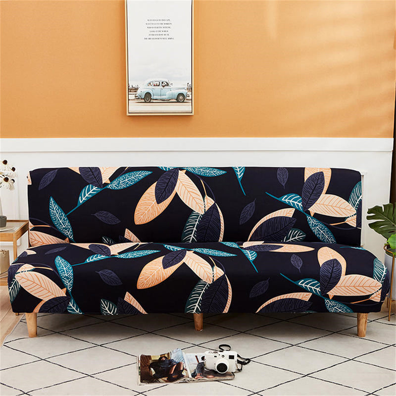 Stylish Floral Printing Futon Cover Stretch Sofa Bed Loveseat Slipcover Top Level Crfatop %sku%
