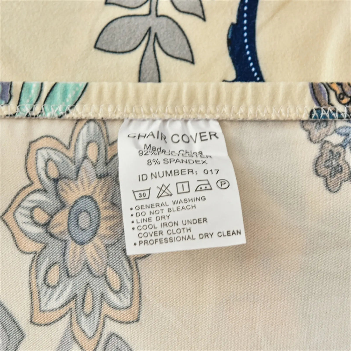 Floral Accent Armless Chair Cover Removable Printing Slipper Chair Cover Top Level Crfatop %sku%