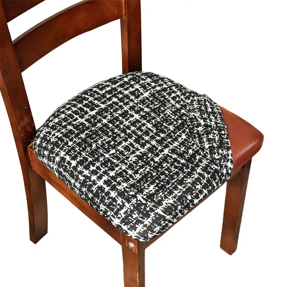 Floral Chair Seat Slipcover High Stretch 2 Pieces Chair Seat Cushion Cover for Dining Room Crfatop %sku%