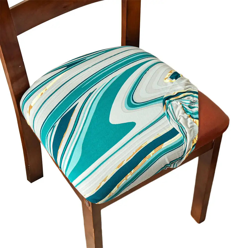 Floral Chair Seat Slipcover High Stretch 2 Pieces Chair Seat Cushion Cover for Dining Room Crfatop %sku%