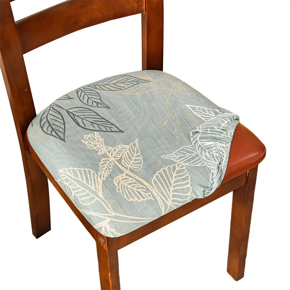 Floral Chair Seat Slipcover High Stretch 2 Pieces Chair Seat Cushion Cover for Dining Room Crfatop %sku%