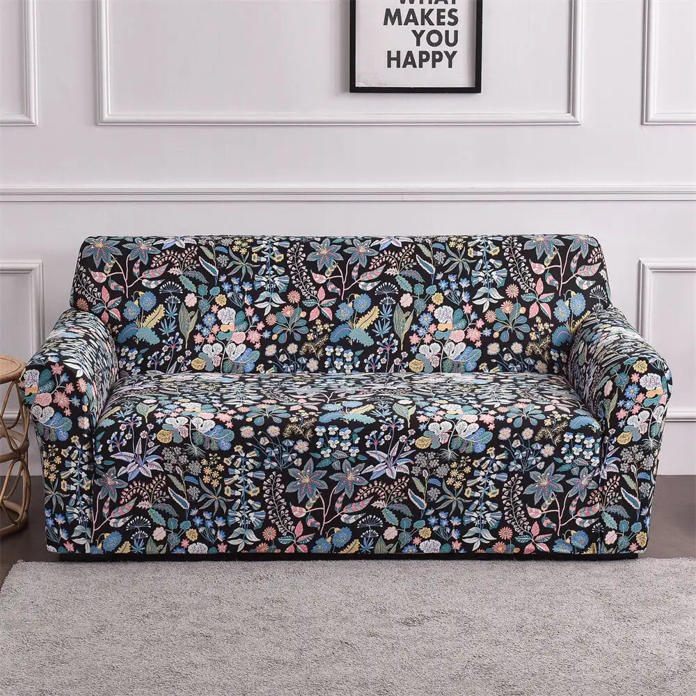 Floral Design Sofa Cover Slipcover for Loveseat /3 Cushion Couch Top Level Crfatop %sku%