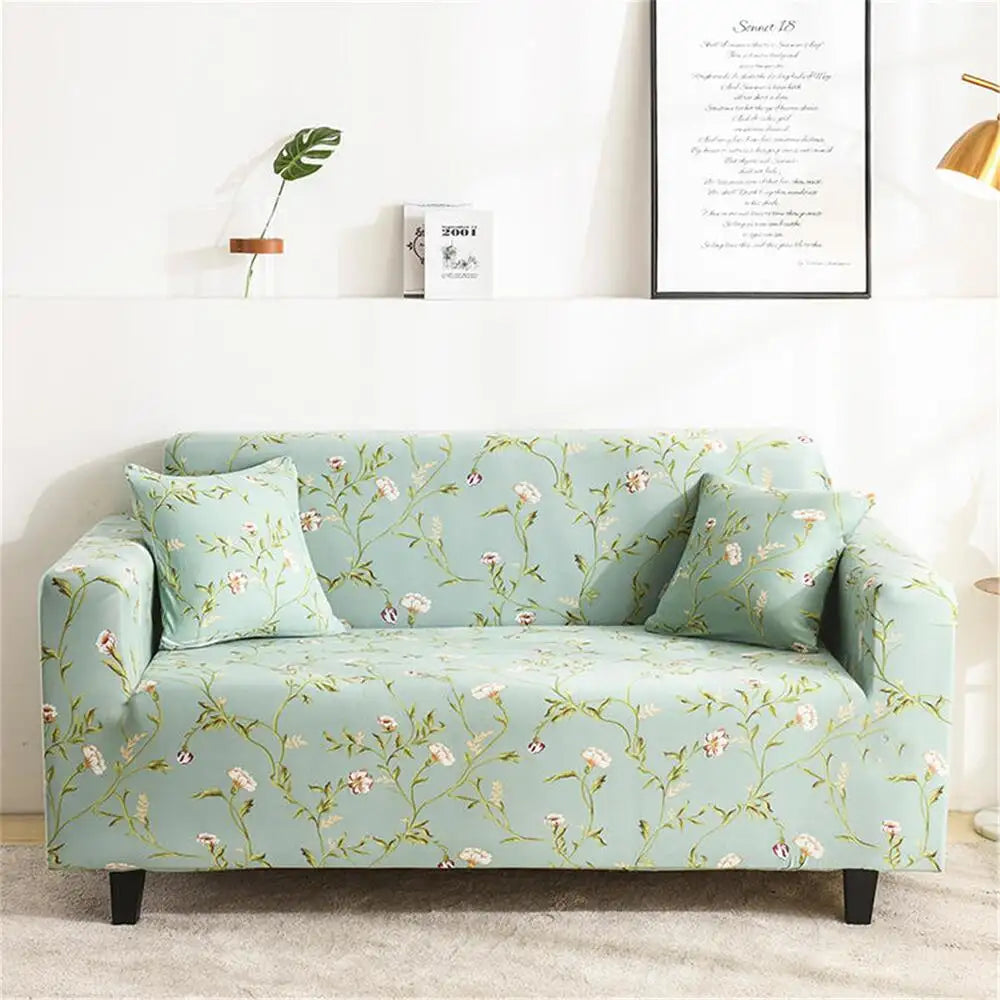 Floral Loveseat Cover Stretch Sofa Slipcover Waterproof Couch Cover Crfatop %sku%