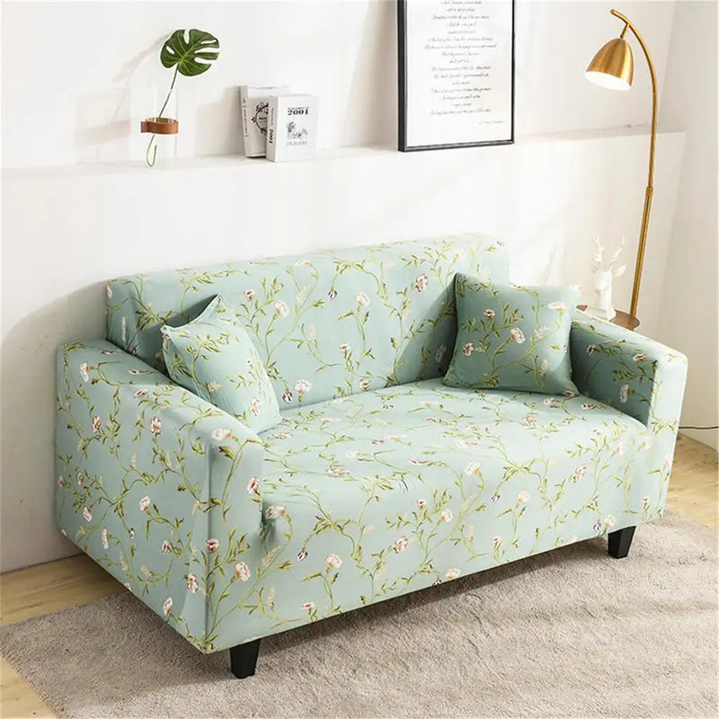 Floral Loveseat Cover Stretch Sofa Slipcover Waterproof Couch Cover Crfatop %sku%