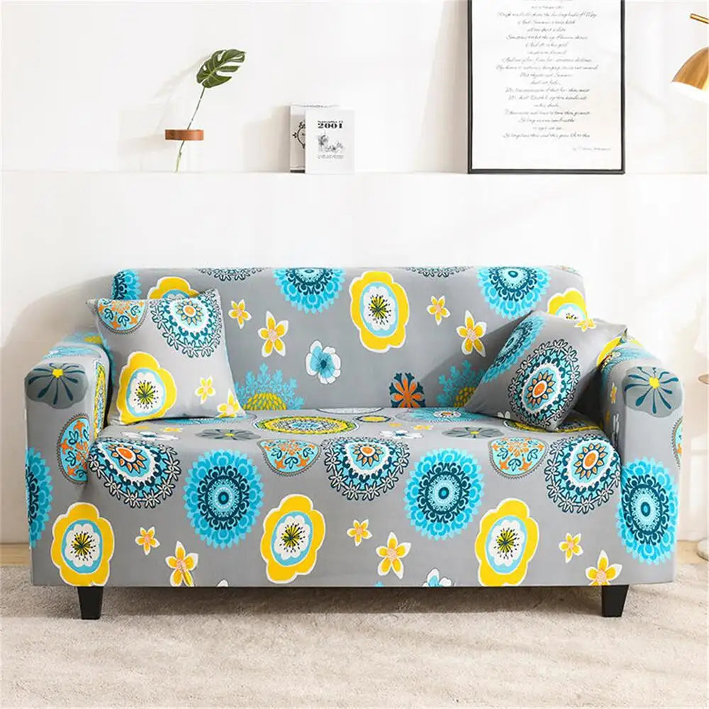 Floral Loveseat Cover Stretch Sofa Slipcover Waterproof Couch Cover Crfatop %sku%