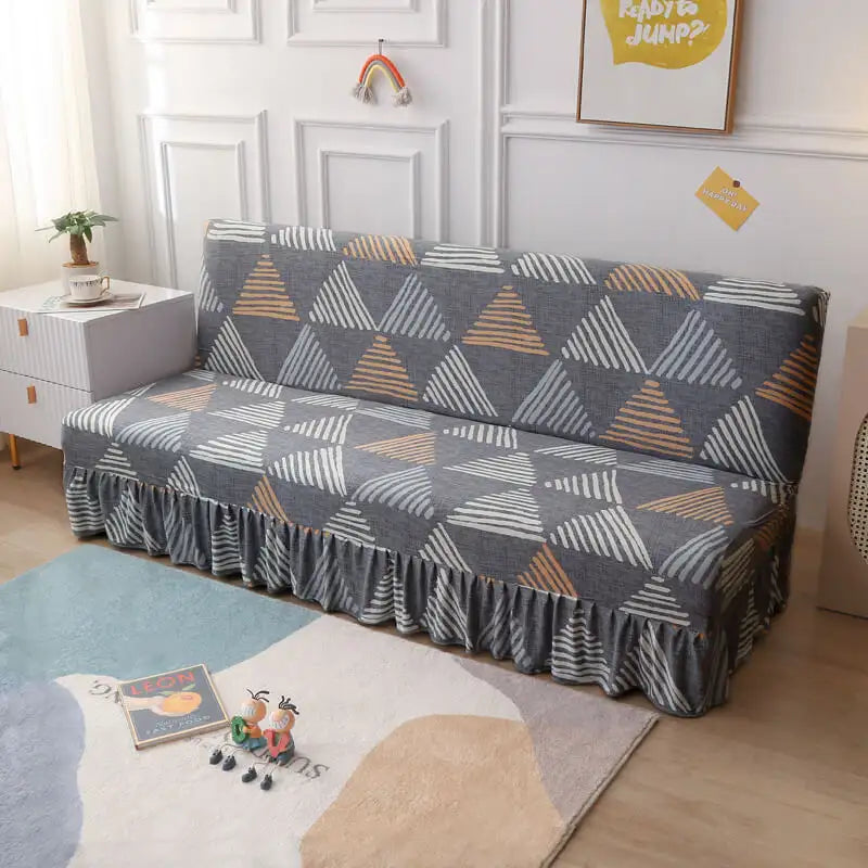 Floral Printed Sofa Cover Stretch  Couch Slipcovers with Skirt Design Crfatop %sku%