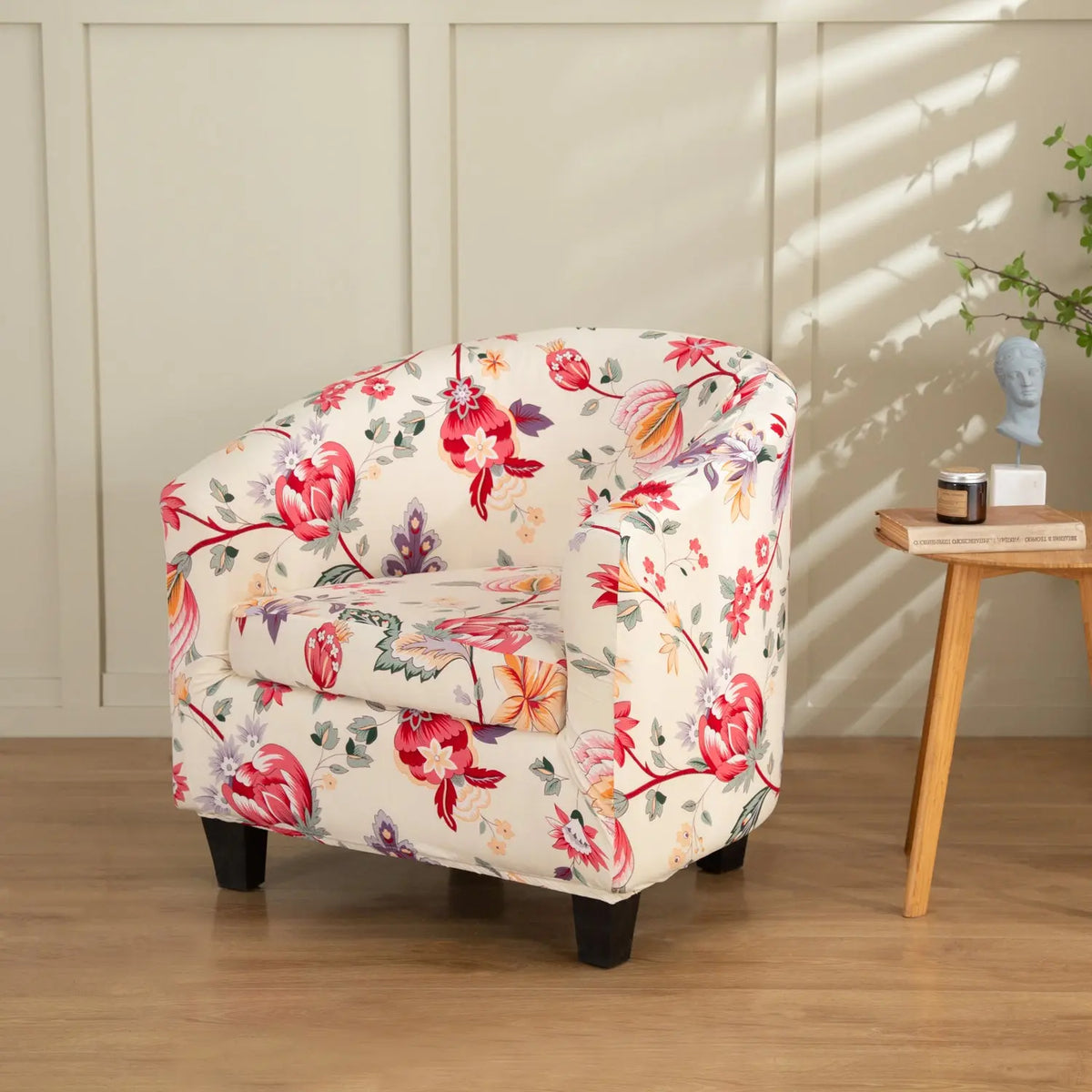 High Quality Stretch Tub Chair Cover Removable & Washable Club Slipcover Furniture Protector for Living Room Crfatop %sku%