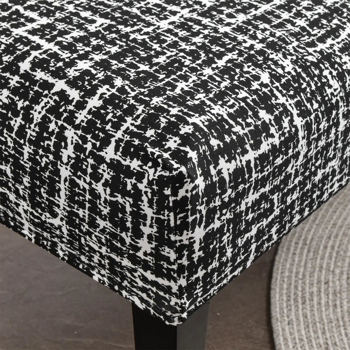 Knited Dining Bench Covers Easy to Clean Stretch Stylish Furniture Protector Slipcover Crfatop %sku%