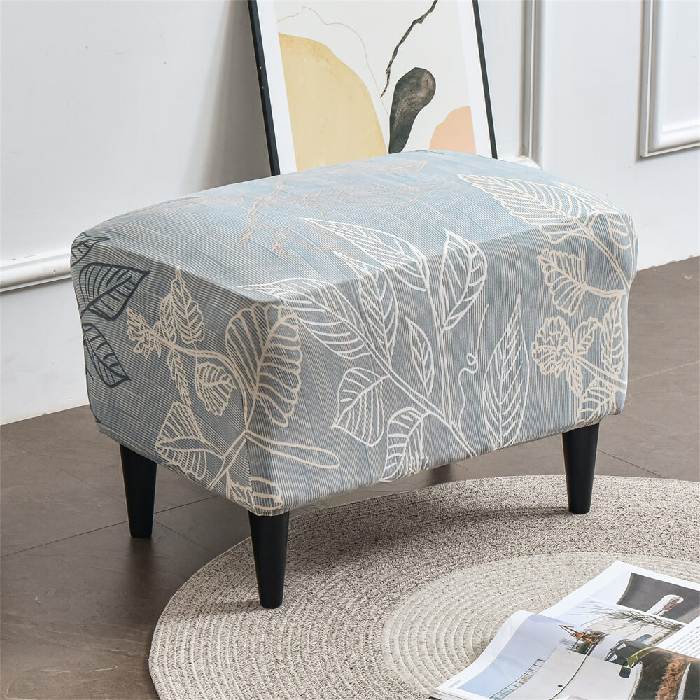 Fun Printing Ottoman Slipcover Strethy Washable Footrest Sofa Cover Top Level Crfatop %sku%
