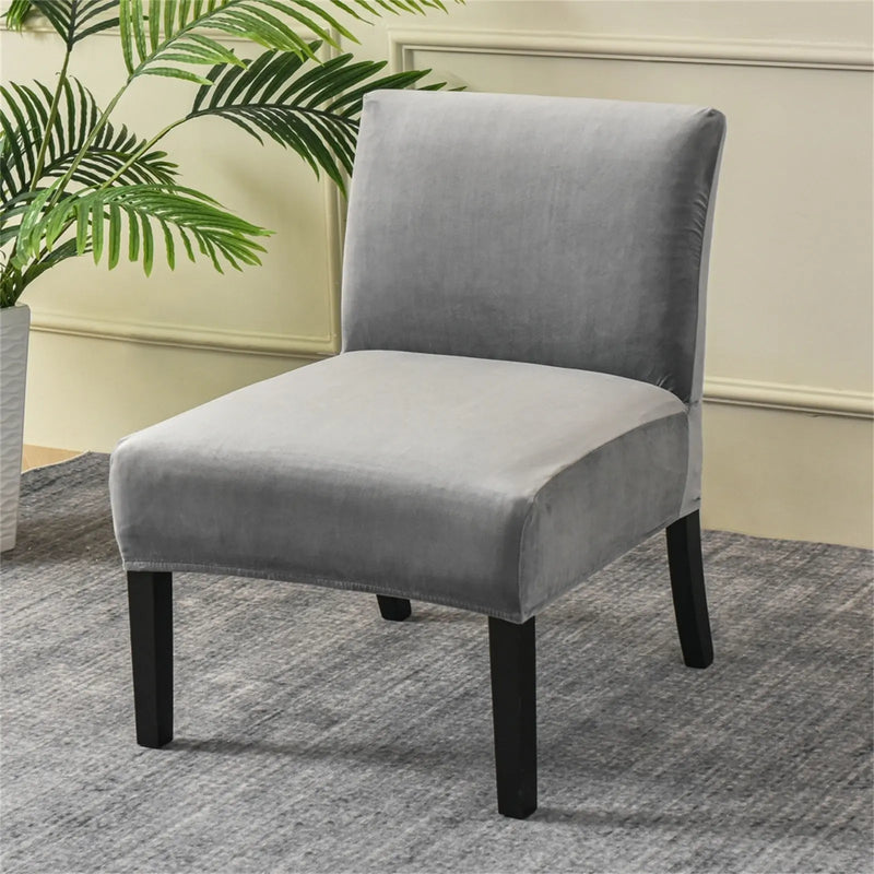 Oversized Grey Accent Aemless Chair Removable Water-Repellent Chair Covers Crfatop %sku%