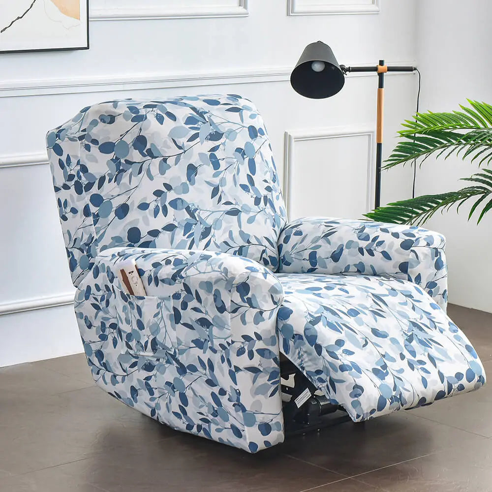 Patterned Recliner Chair Covers Sofaprint  4-piece Lazy Boy Slipcover Crfatop %sku%