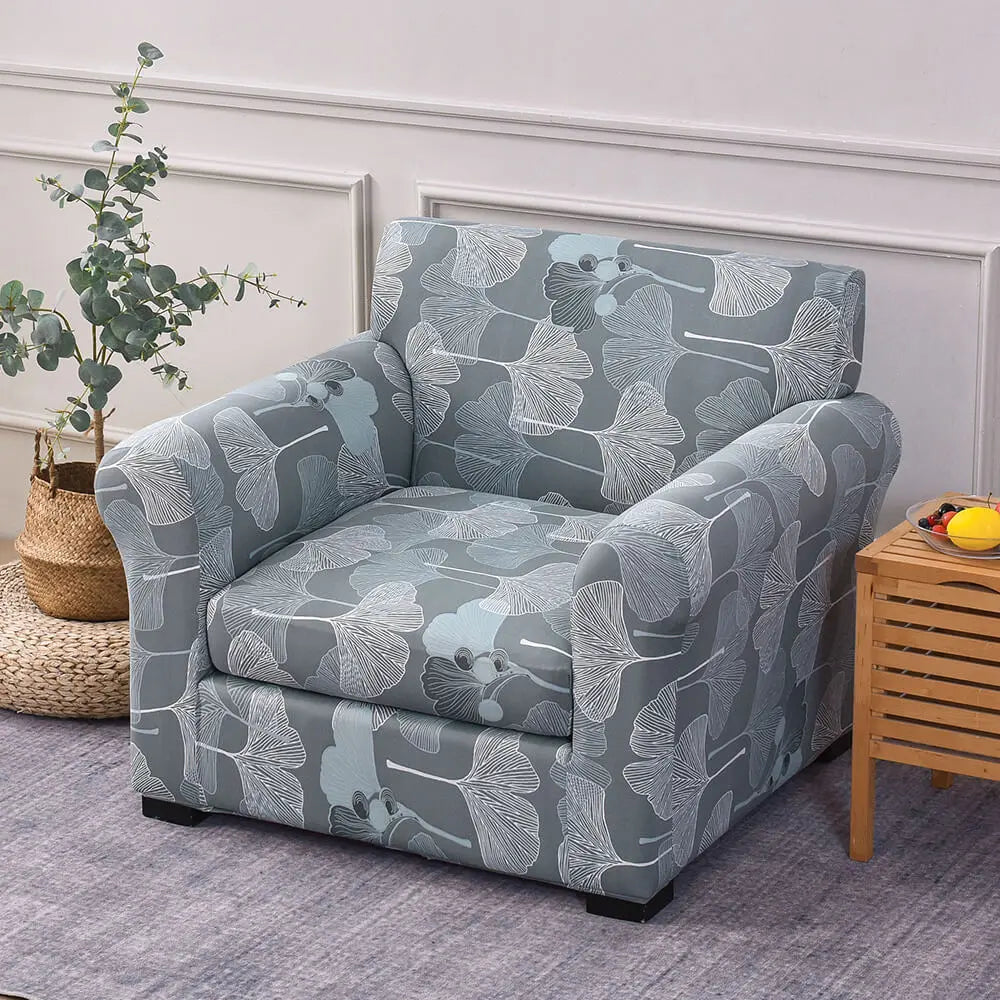 Printed 1 Seater Sofa Cover Stretch Armchair Seat Slipcover Crfatop %sku%