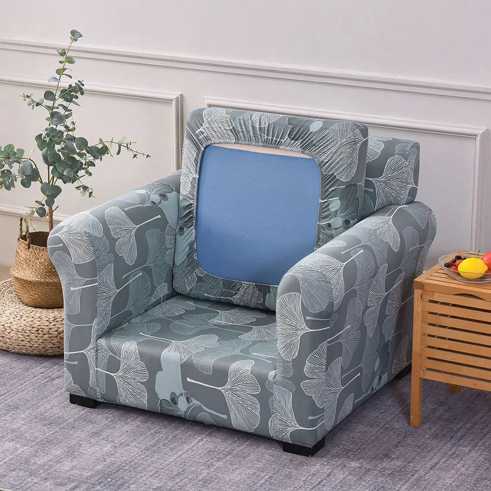 Printed 1 Seater Sofa Cover Stretch Armchair Seat Slipcover Crfatop %sku%