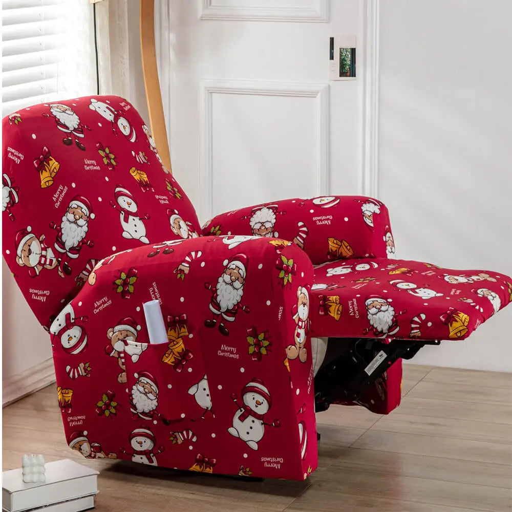 Printed Christmas Recliner Slipcovers Recliner Lazy Boy Slipcover Crfatop %sku%