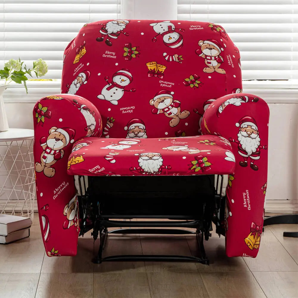 Printed Christmas Recliner Slipcovers Recliner Lazy Boy Slipcover Crfatop %sku%