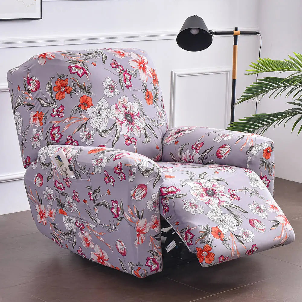 Patterned recliner slipcovers best sale